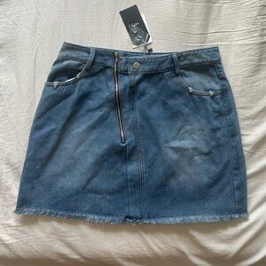 Very J Blue Denim Skirt